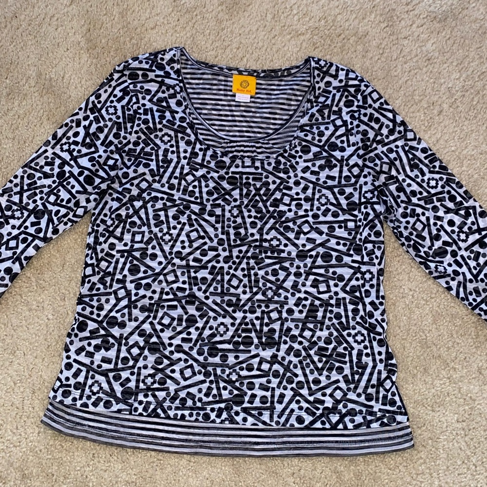▪️NWOT Ruby Rd Mesh Layered Top▪️ - Picture 2 of 10